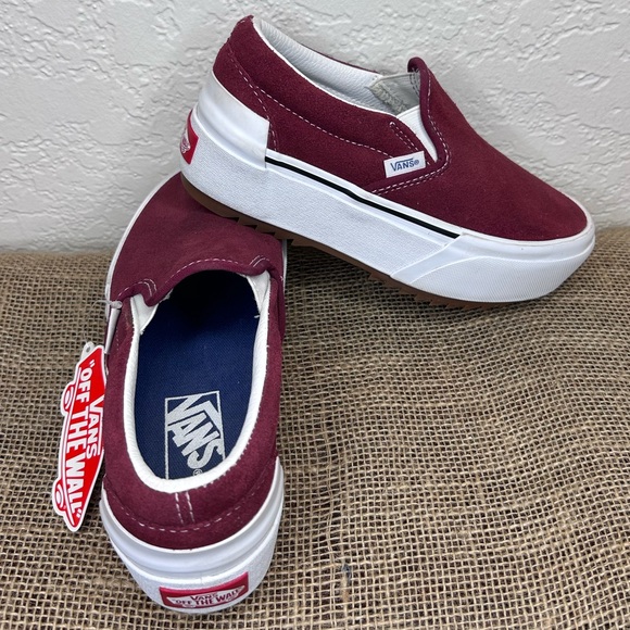 VANS Slip-on Suede Stacked Sneakers NEW - Picture 3 of 9